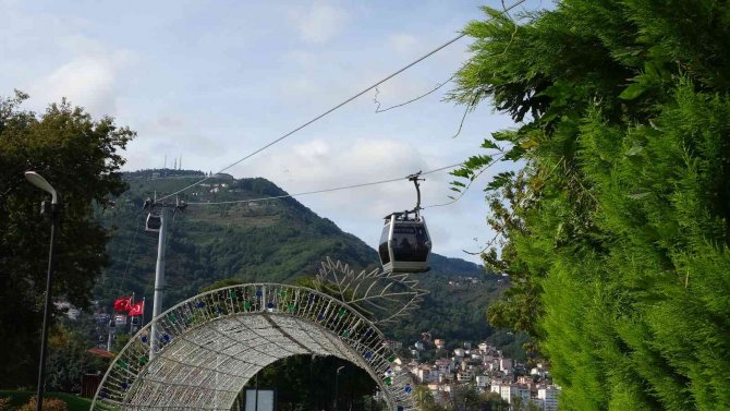 Ordu’da Teleferik 9 Ayda 600 Bine Yakın Yolcu Taşıdı