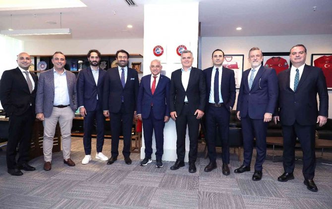 Turkcell Genel Müdürü Murat Erkan, Tff Başkanı Mehmet Büyükekşi’yi Ziyaret Etti