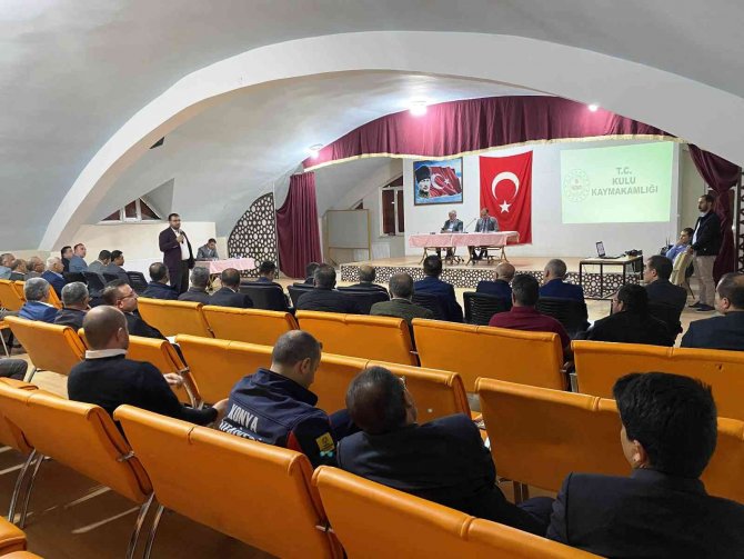 Kulu’da İstişare Toplantısı Yapıldı