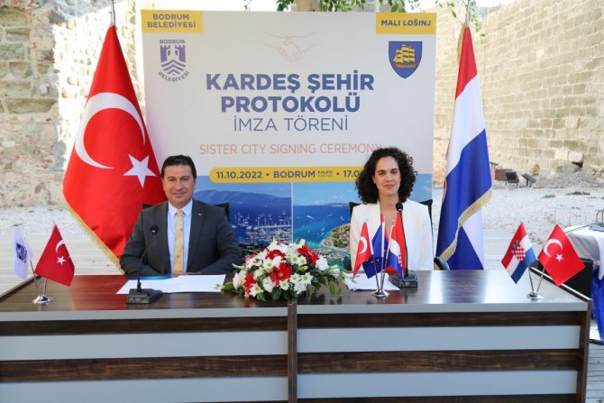Bodrum, Ab Üyesi Hırvatistan’ın Mali Losinj Kenti İle Kardeş Şehir Oldu