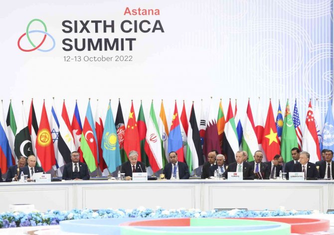 Asya’da İ̇şbirliği Ve Güven Artırıcı Önlemler Konferansı Başladı