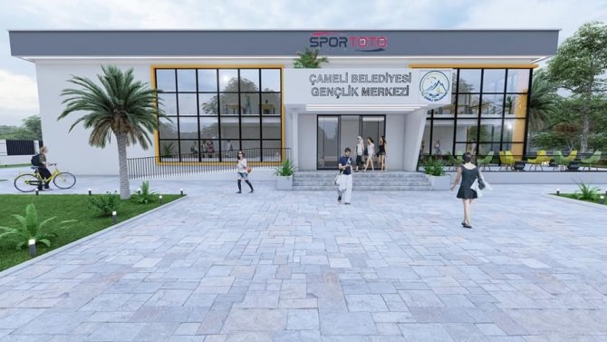 Çameli Gençlik Merkezinin Temeli Törenle Atıldı