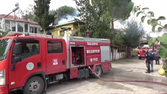 Suluova’da Ev Yangını