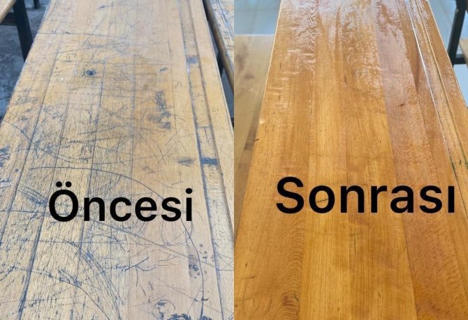 Hakkari’de Okul Sıraları Yenileniyor