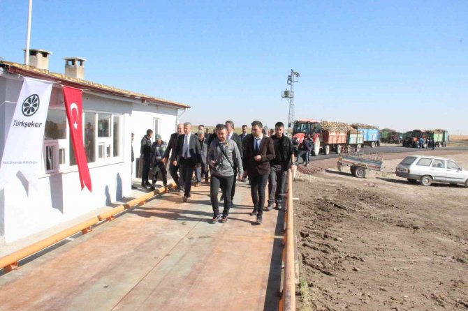 Karaman’da Kantarlar Pancar Alımına Dualarla Başladı