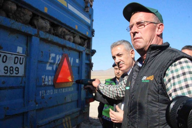 Karaman’da Kantarlar Pancar Alımına Dualarla Başladı