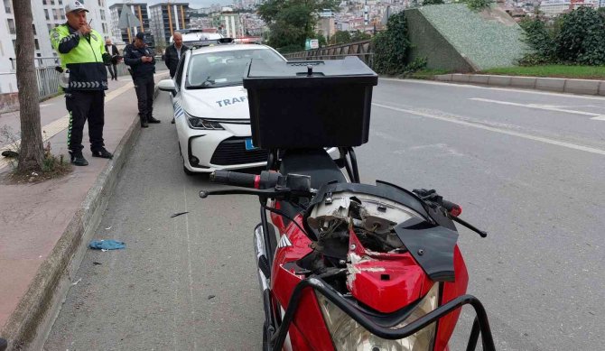 Samsun’da Motosiklet Taksiyle Çarpıştı: 1 Yaralı