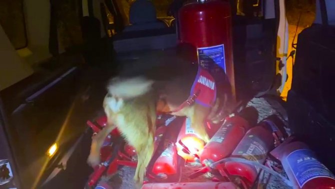 Yangın Söndürme Tüpünün İçerisinden 13 Kilo Uyuşturucu Çıktı