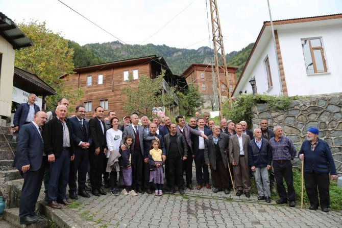 Artvin Valisi Doruk, Gürcistan Sınırındaki Camili Havzası’ndaki Köylerde İncelemelerde Bulundu