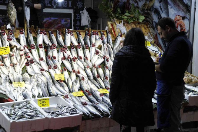 Balık Tezgahlarında Palamut Bolluğu Devam Ediyor