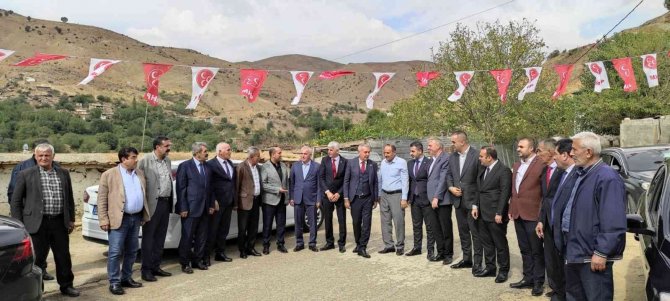 Mhp Heyeti Sason’da Vatandaşlarla Buluştu