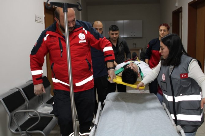 Hastanedeki Yangın Ve Deprem Tatbikatı Gerçeğini Aratmadı