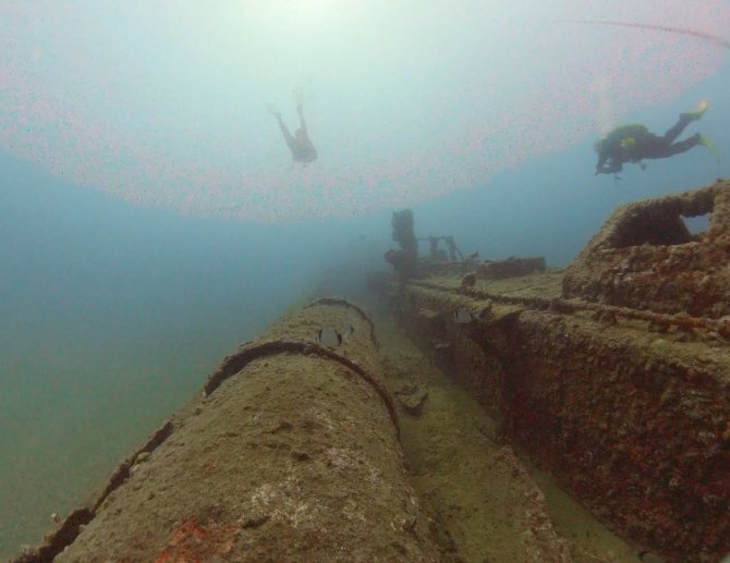 12 İ̇ngiliz Dalgıç Çanakkale’de Batıklara Daldı