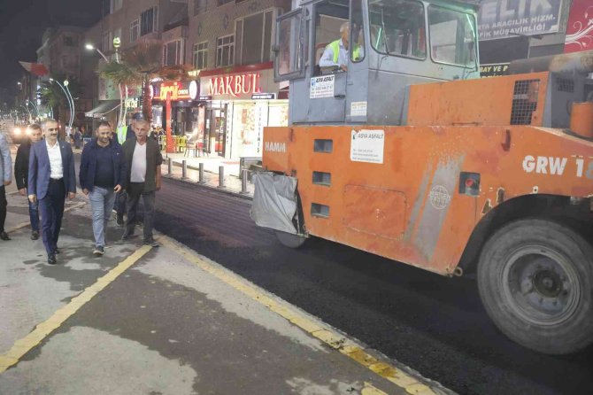 Fatih Caddesi’ne 560 Ton Asfalt Serildi