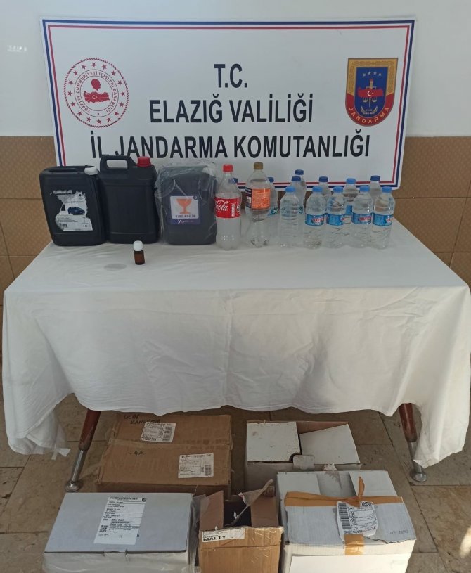 Elazığ’da Sahte İçki Operasyonu: 2 Gözaltı