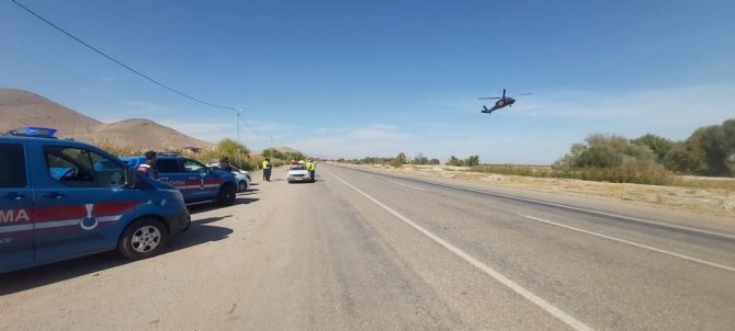 Jandarmadan Helikopterli Trafik Denetimi