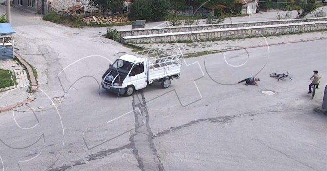 Bisikletli Çocuğun Ölümden Döndüğü Kaza Saniye Saniye Kaydedildi
