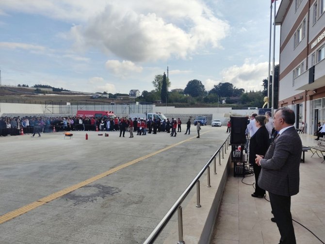 İ̇l Milli Eğitim Müdürlüğü’nden Deprem Ve Yangın Tatbikatı