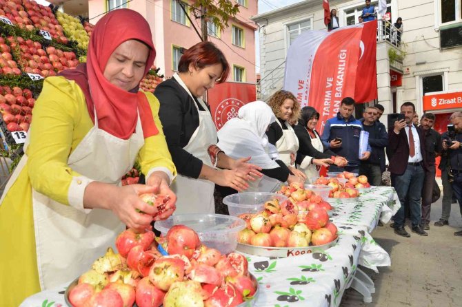 3. Geleneksel Nar Şenliği’nde Renkli Görüntüler Oluştu