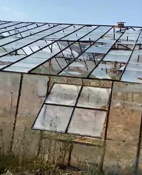 Antalya’da Dolu Cam Seralara Zarar Verdi