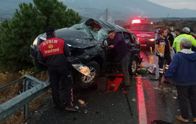 Aydın’da Trafik Kazası: 1 Ölü, 1 Yaralı