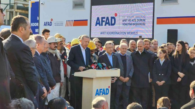 Cumhurbaşkanı Erdoğan: “Merhumlarımızın Sayısı 41 Oldu”