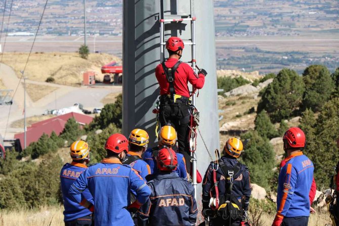 Jak Ve Afad’dan Ergan’da Nefes Kesen Kurtarma Tatbikatı