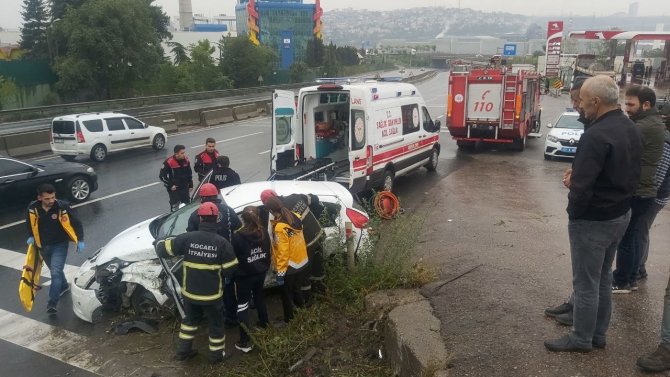 Yağış Kazayı Beraberinde Getirdi