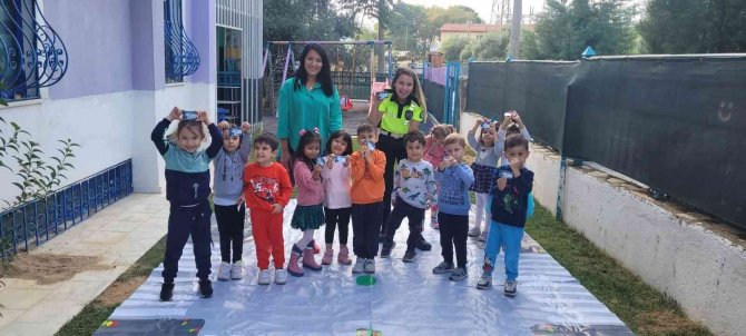 Muğla Polisinden Öğrencilere Trafik Eğitimi