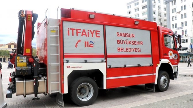 Bu İtfaiye Aracı Karadeniz’de Tek