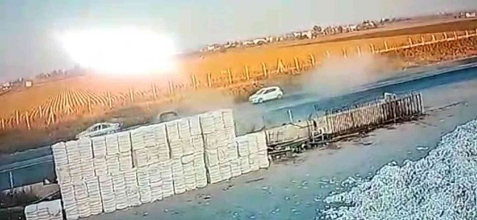 Şanlıurfa’da Kaza Anı Kamerada: 4 Yaralı