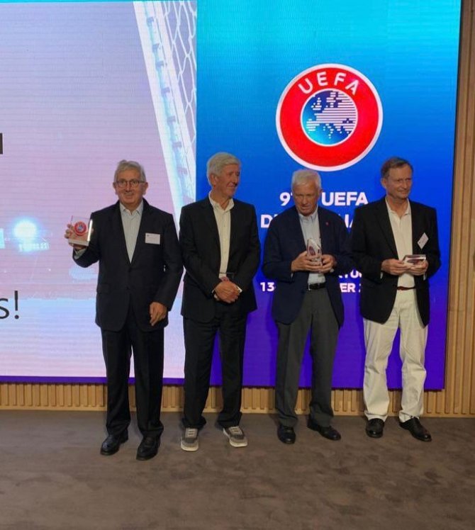 Levent Bıçakçı’ya Uefa’dan Onur Ödülü