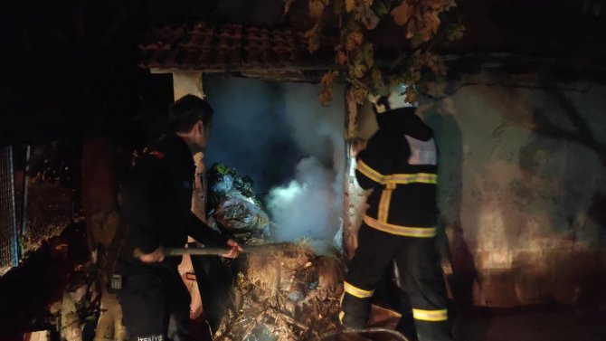 Bucak’ta Ağıl Yangını Korkuttu