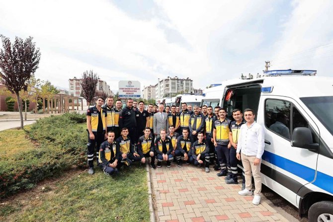 Denizli Büyükşehir’in Sağlık Ordusuna Dört Yeni Ambulans Daha Katıldı