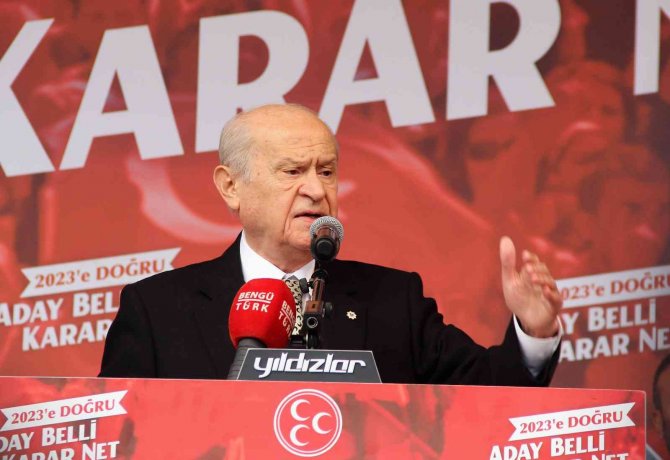 Mhp Lideri Bahçeli: "Türkiye Enerjinin Ağırlık Merkezine Konuşlanmak Üzeredir"
