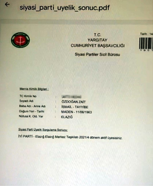 İ̇ngiltere’de Yaşayan Türk Vatandaşı, Haberi Olmadan Türkiye’de Siyasi Parti Üyesi Yapıldı