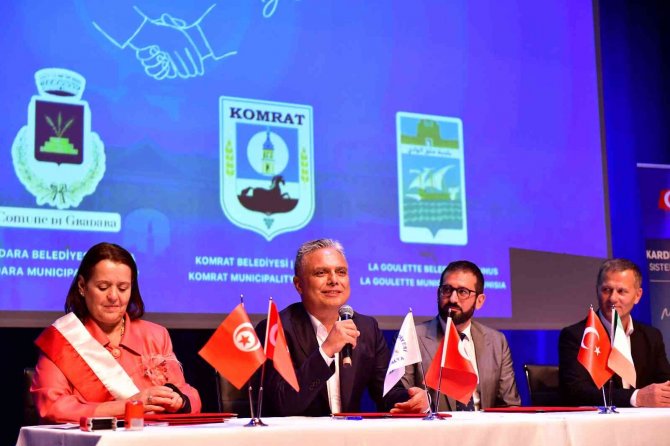 7. Kaleiçi Old Town Festivali’nde 4 Belediyeyle Kardeş Şehir Ve İşbirliği Protokolü İmzalandı