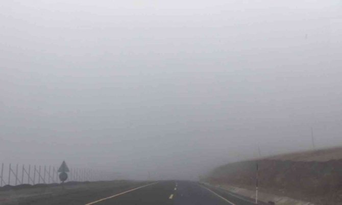 Ardahan’da Yoğun Sis Ulaşımı Aksatıyor