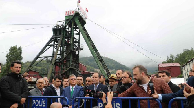 Fatih Erbakan’dan Maden Kazasının Yaşandığı Amasra’ya Ziyaret