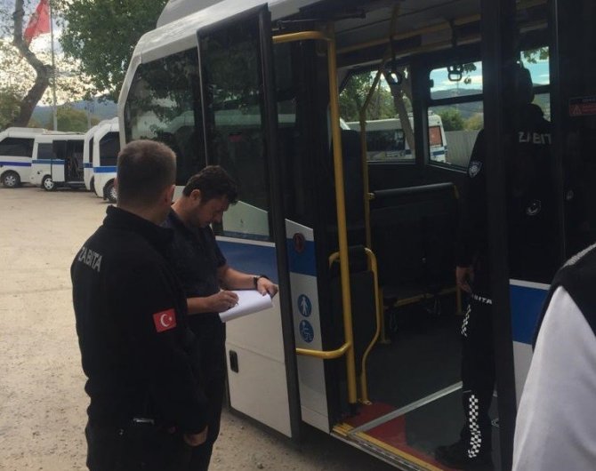 Biga Zabıtasından Ulaşım Araçlarına Ve Kantinlere Denetim