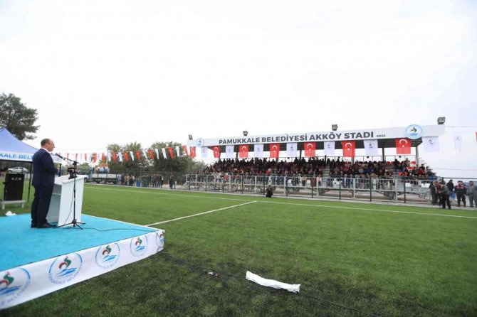 Pamukkale’ye Fi̇fa Standartlarında Zemine Sahip Stat Kazandırdı