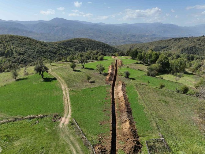 İ̇negöl Gedikpınar Göleti Sulamasında Çalışmalar Devam Ediyor