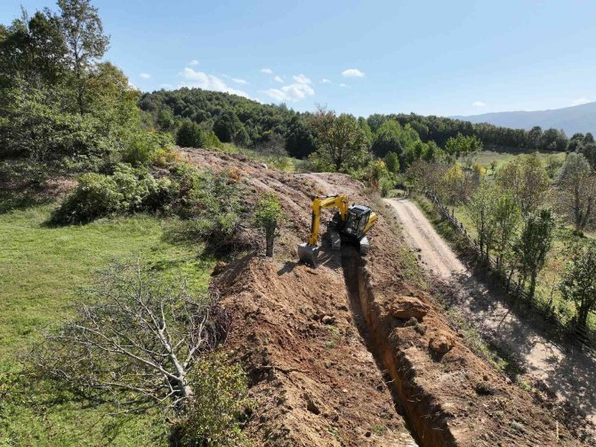 İ̇negöl Gedikpınar Göleti Sulamasında Çalışmalar Devam Ediyor
