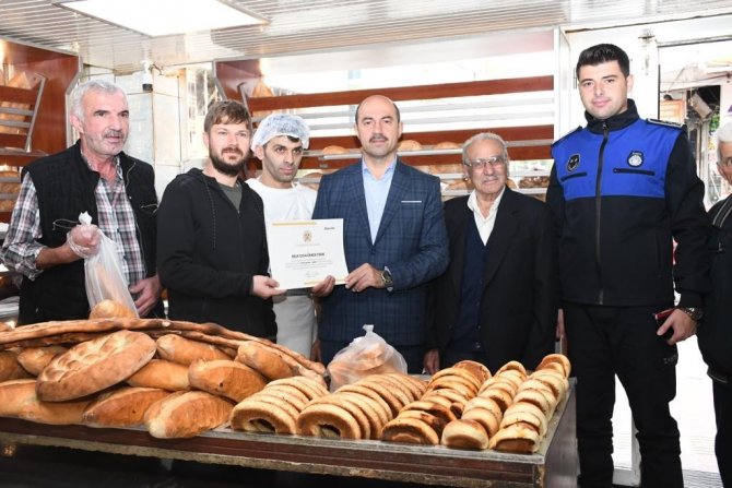 Örnek Fırınlara Teşekkür Belgesi