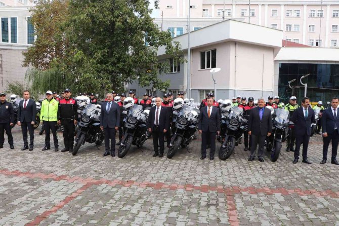 Samsun Polisine 5 Yeni Motosiklet Takviyesi