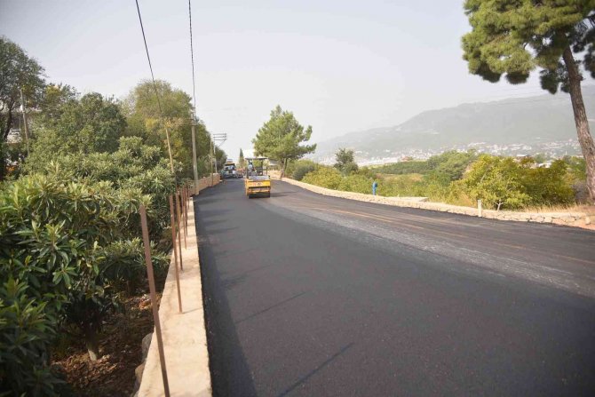 Dim Çayı Yolu Sıcak Asfaltla Konforlu Hale Geldi