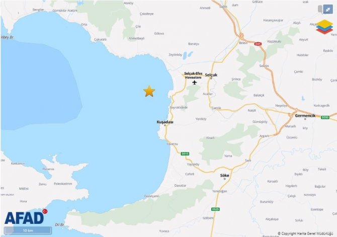 Kuşadası’nda Korkutan Deprem