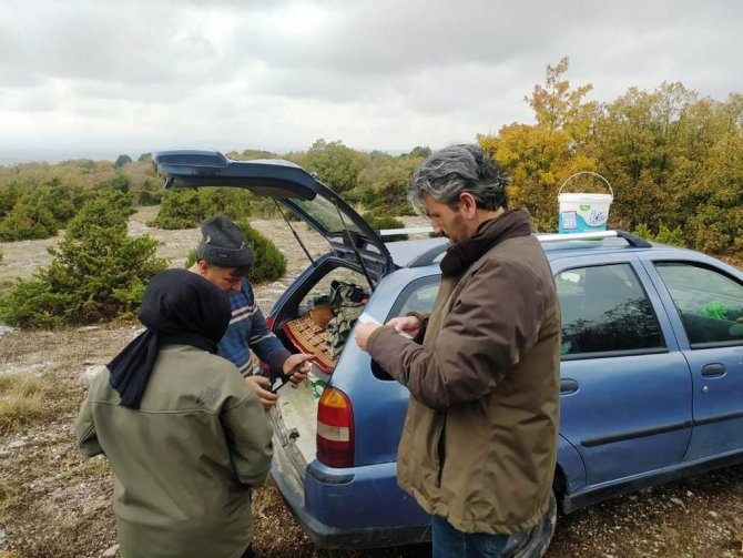Kütahya’da Kaçak Avcılara Yönelik Dronla Denetim