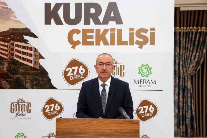 Meram Gödene Evleri’nde Kura Heyecanı