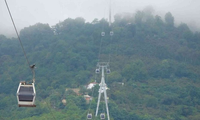 Boztepe’de Sis Manzarası